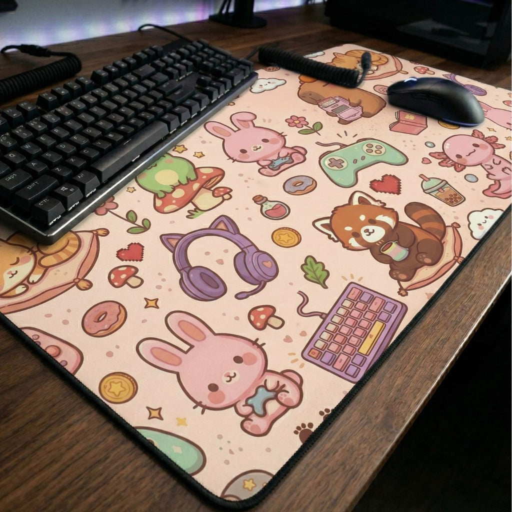 Cute & Cozy Gaming Desk Mat