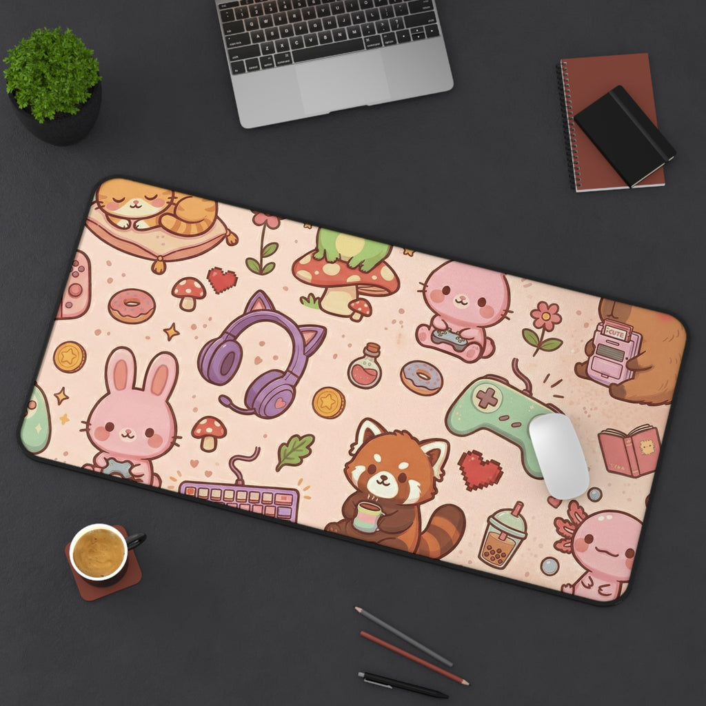 Cute & Cozy Gaming Desk Mat