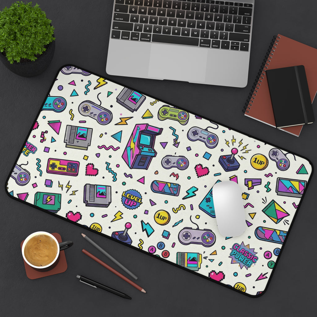 Retro Gaming Desk Mat