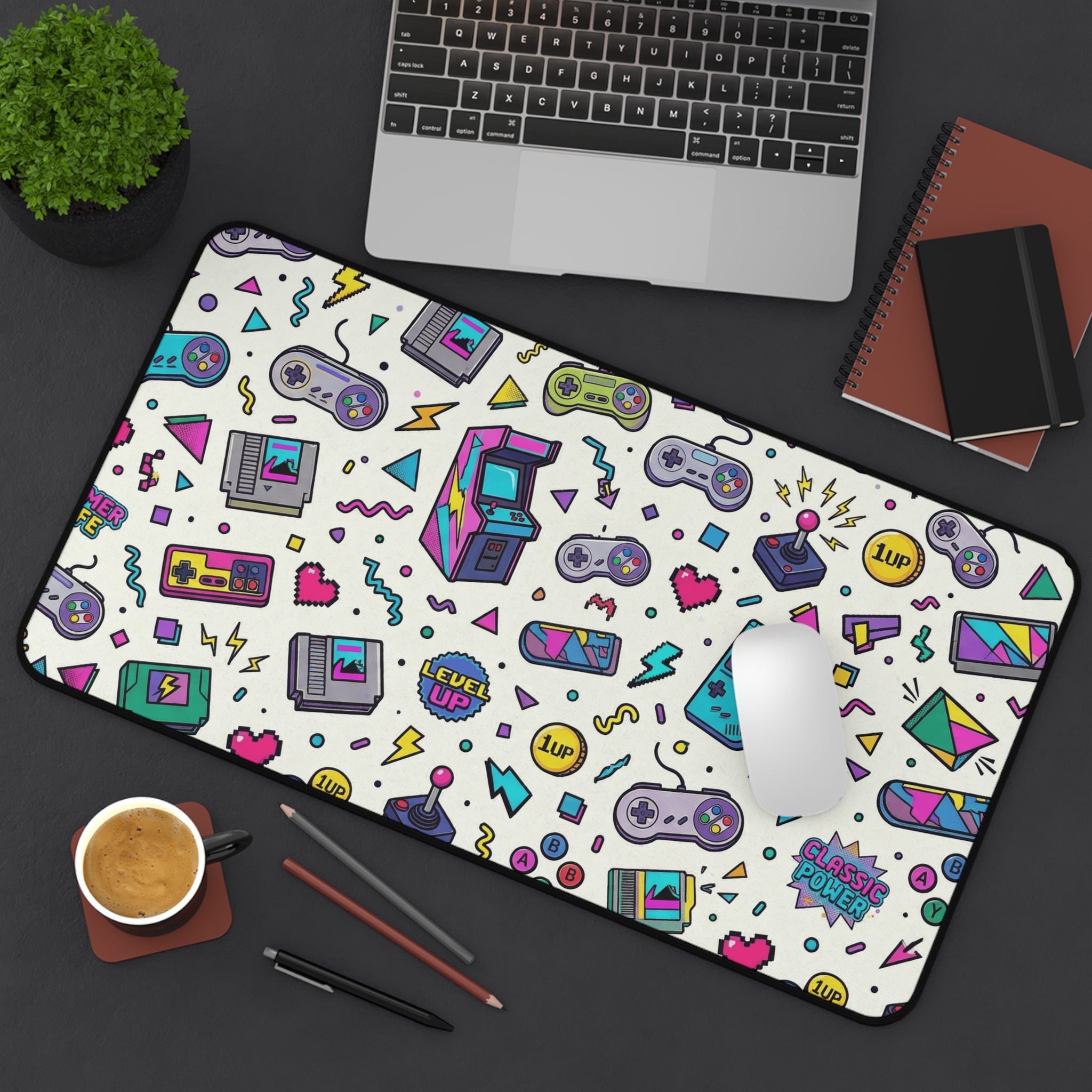 Retro Gaming Desk Mat
