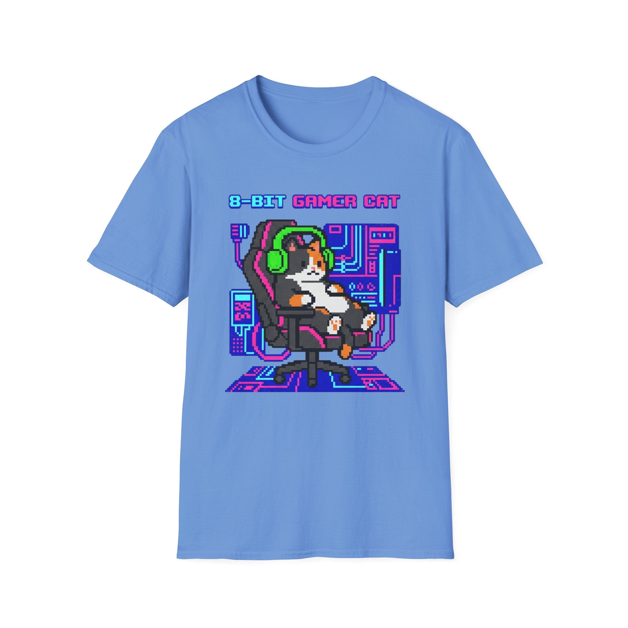 8-Bit Gamer Cat T-Shirt