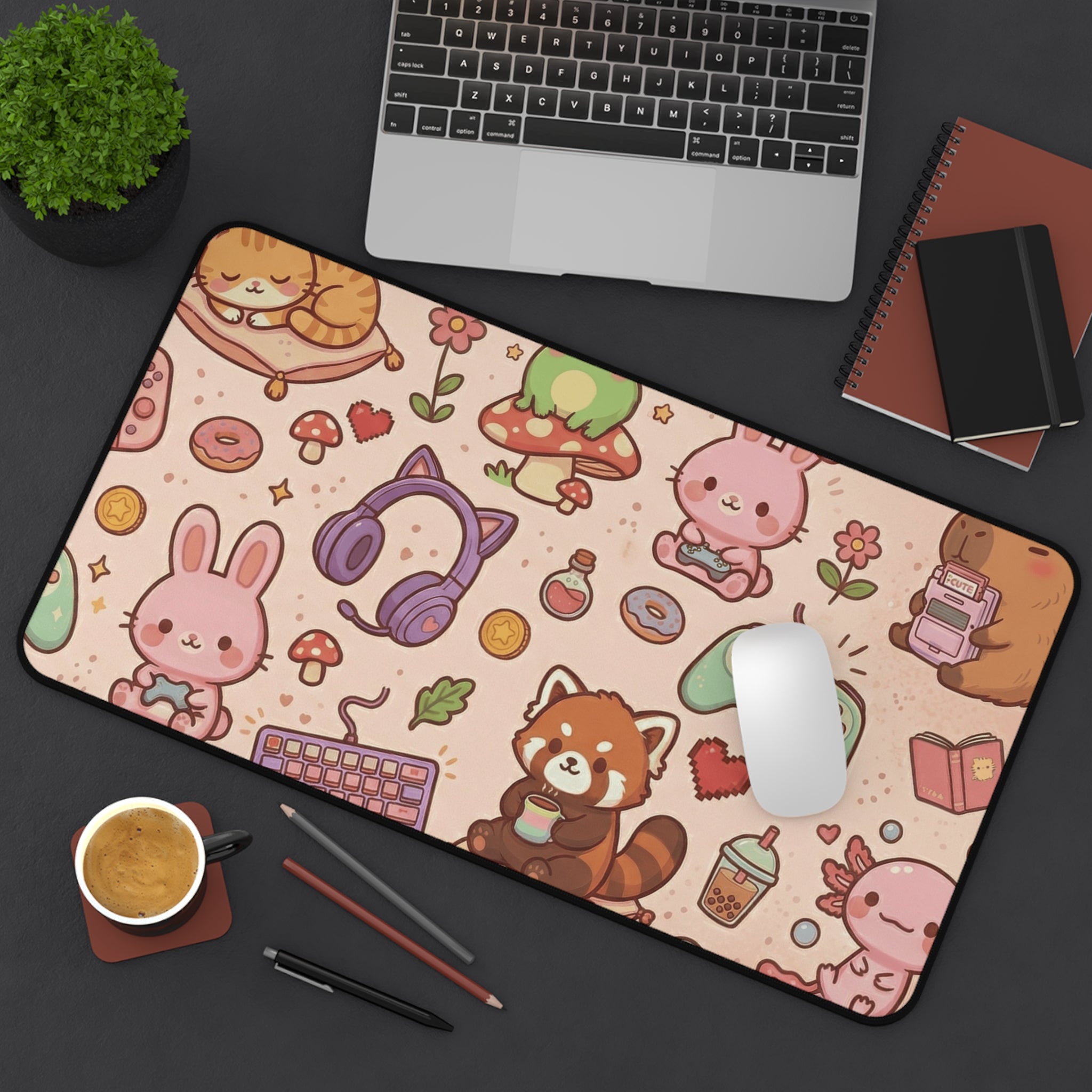 Cute & Cozy Gaming Desk Mat