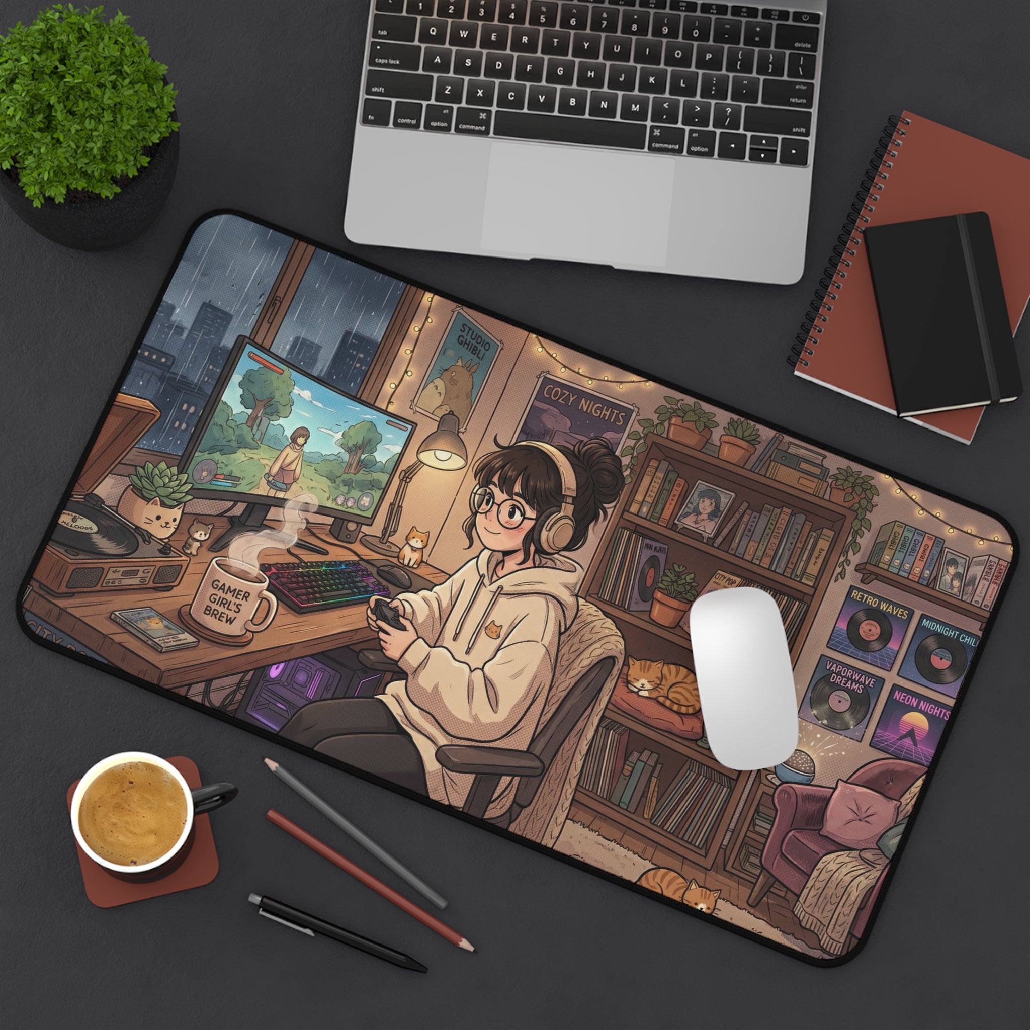 Lofi Gaming Desk Mat