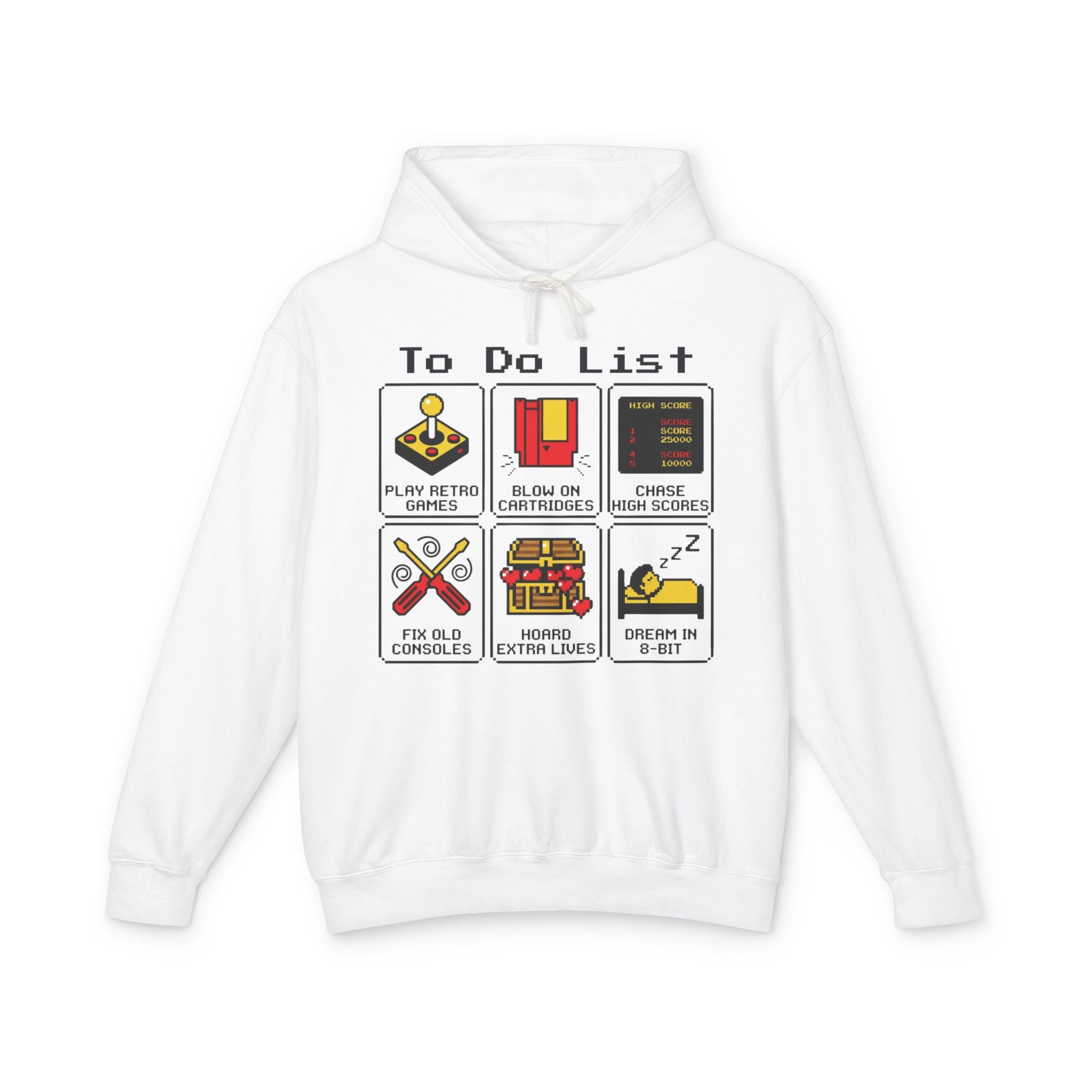 To Do List Retro Hoodie