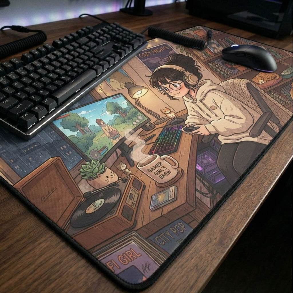 Lofi Gaming Desk Mat