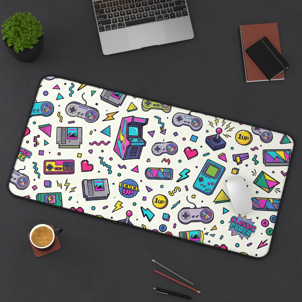 Retro Gaming Desk Mat