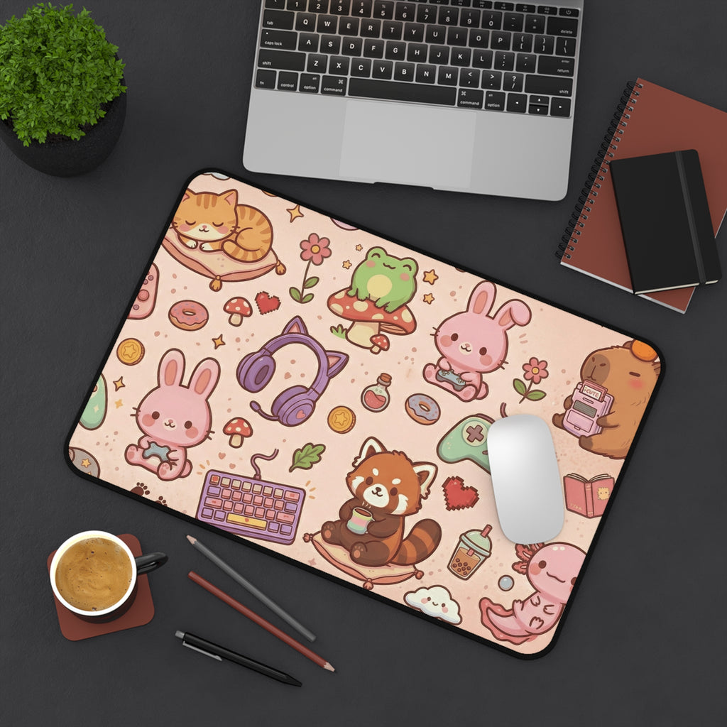 Cute & Cozy Gaming Desk Mat