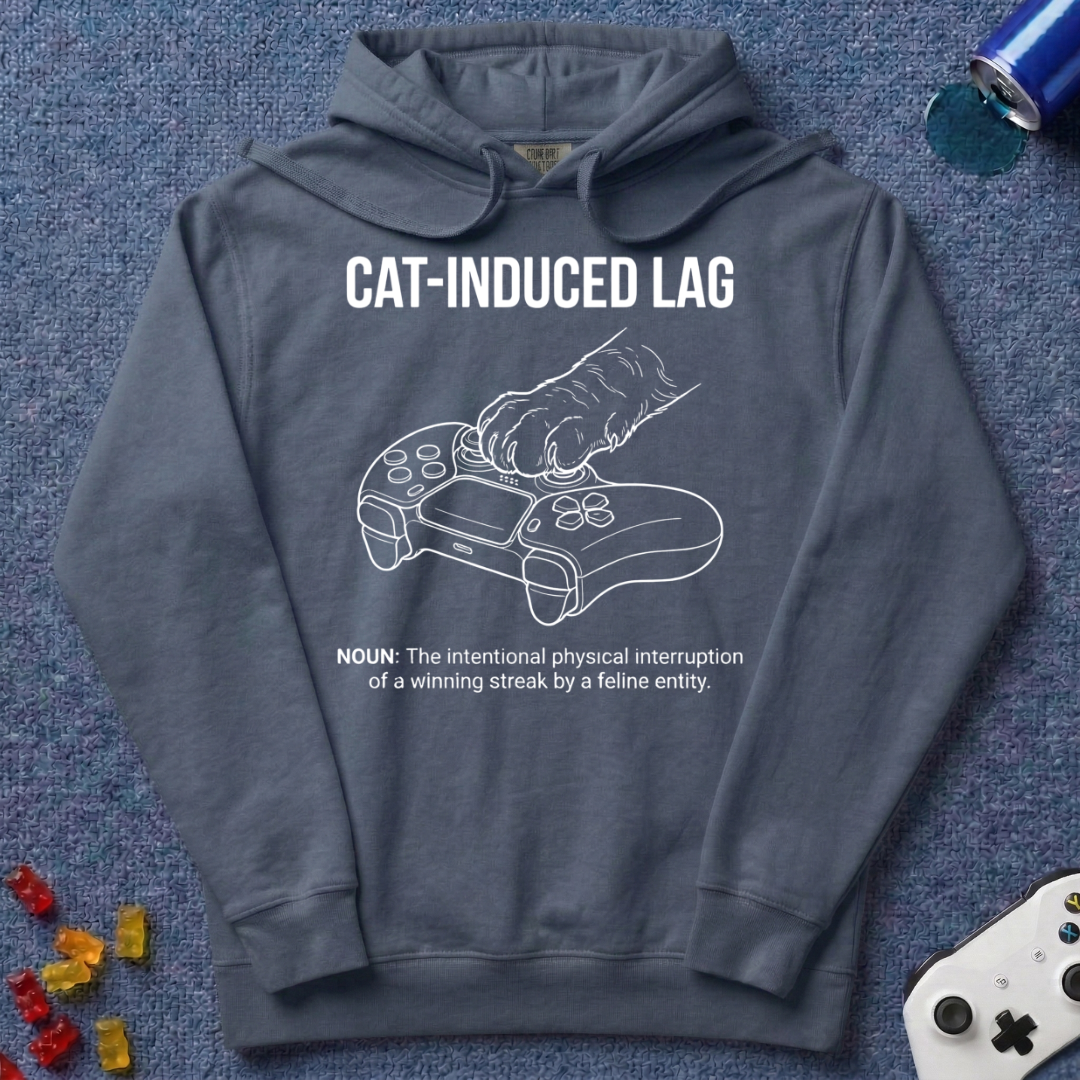 Cat Induced Lag Hoodie