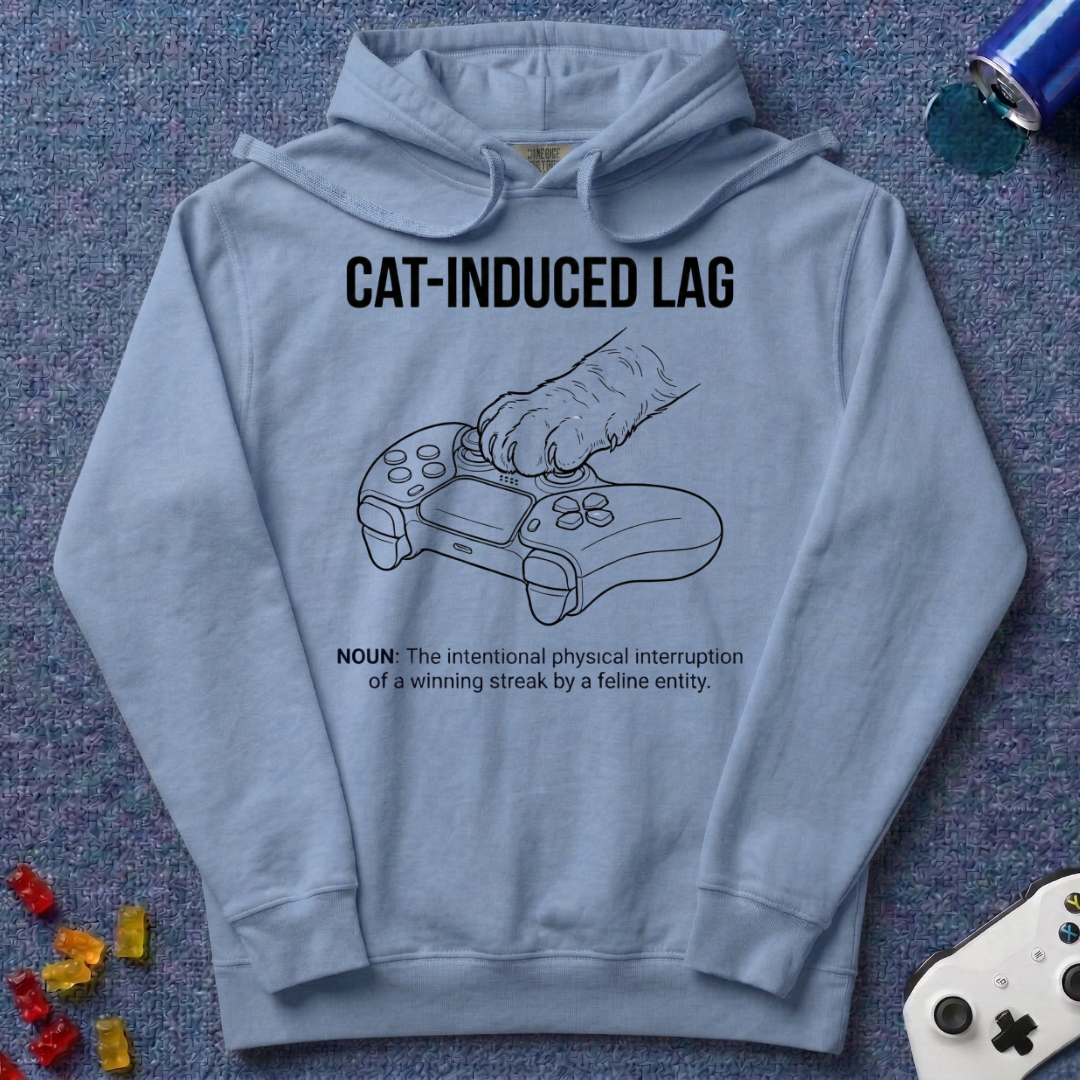 Cat Induced Lag Hoodie