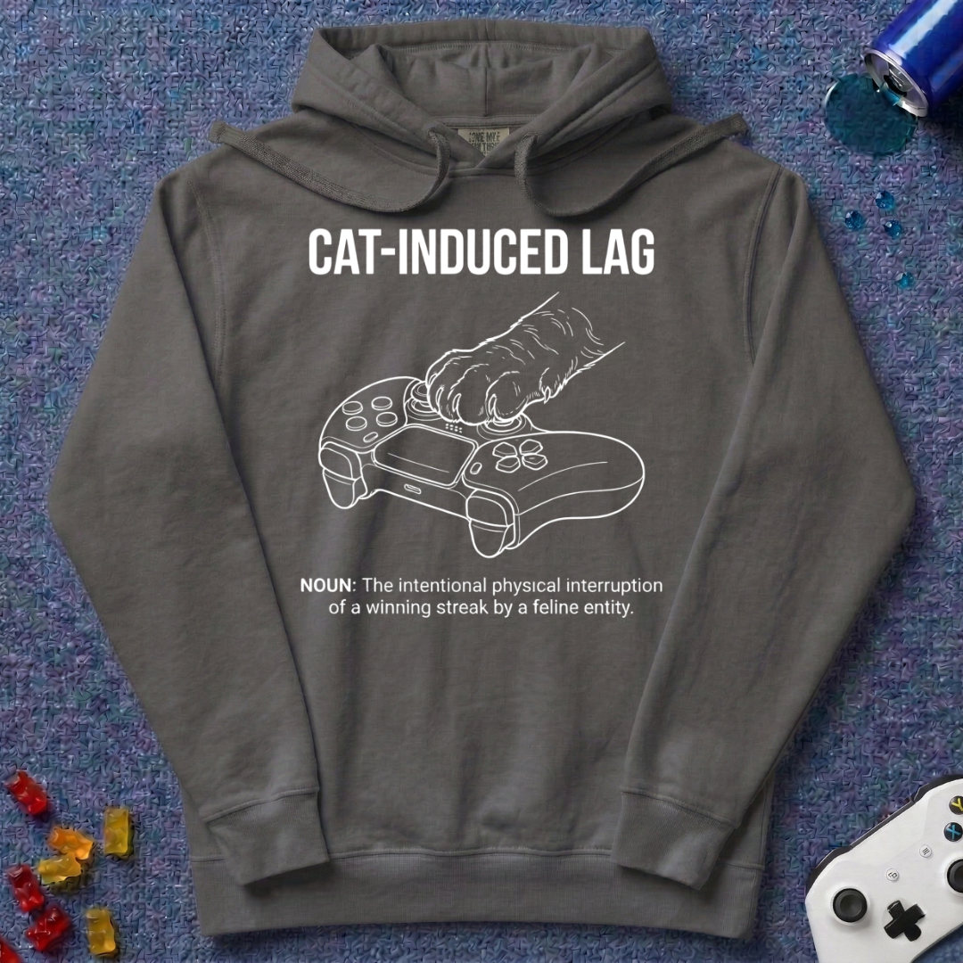 Cat Induced Lag Hoodie