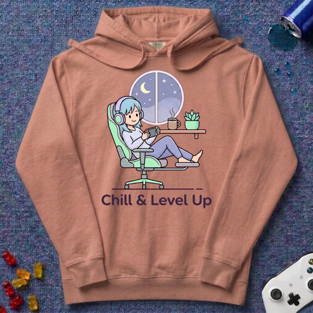 Chill & Level Up Hoodie