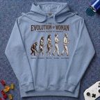 Evolution Of Woman Hoodie
