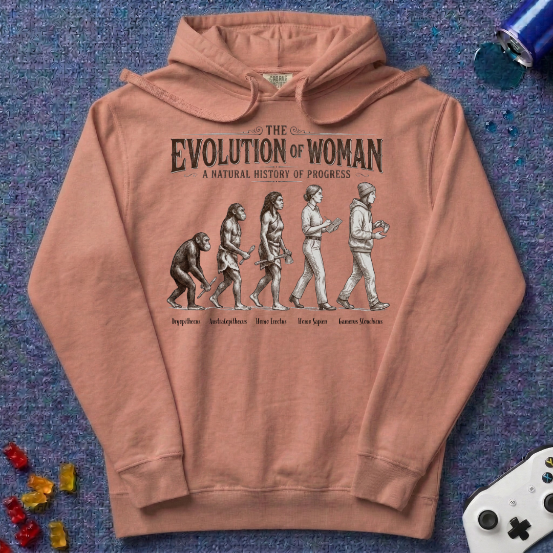 Evolution Of Woman Hoodie
