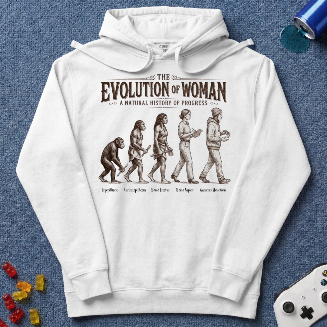 Evolution Of Woman Hoodie