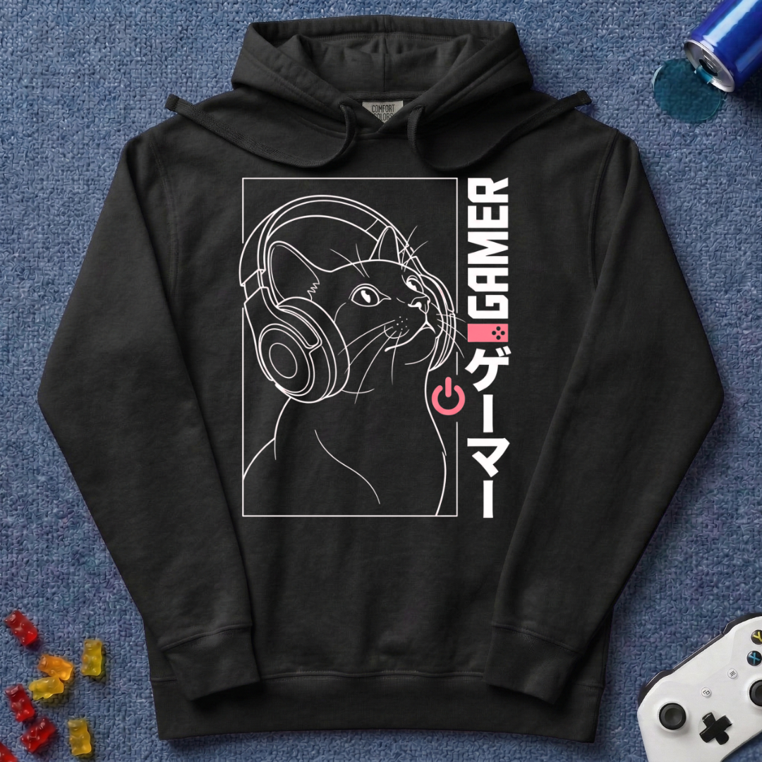 Gamer Cat Hoodie