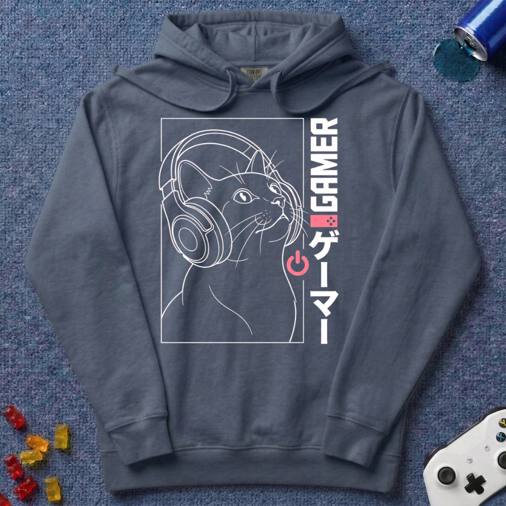 Gamer Cat Hoodie