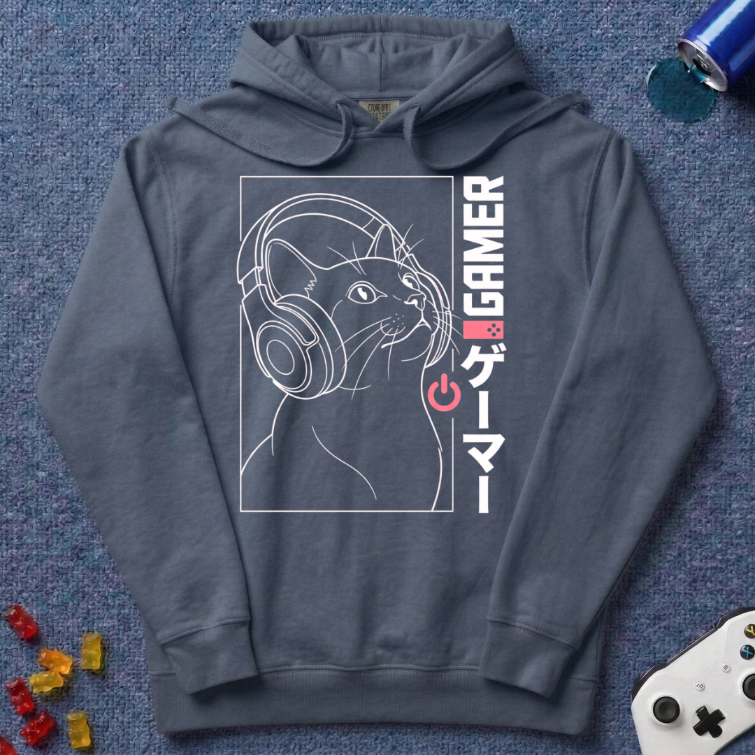 Gamer Cat Hoodie