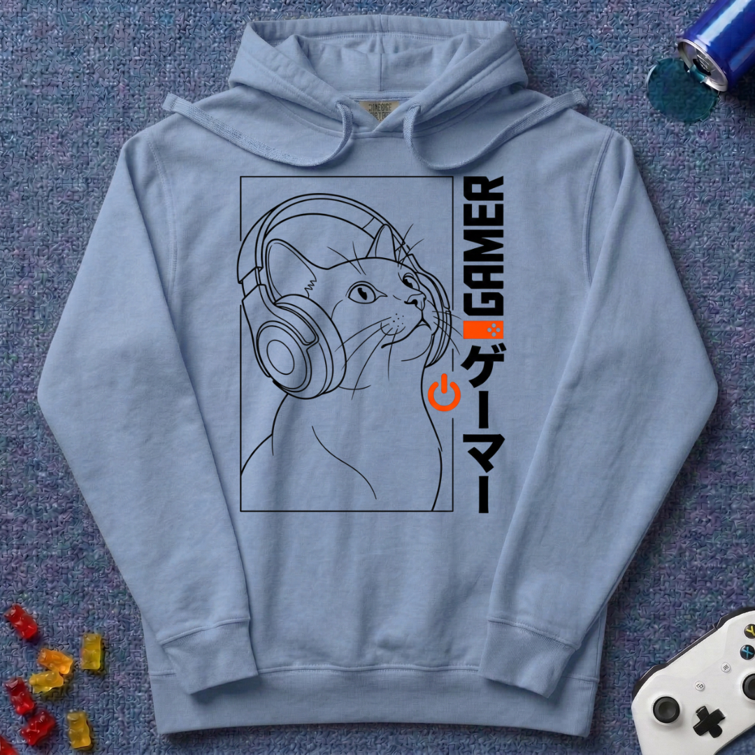Gamer Cat Hoodie