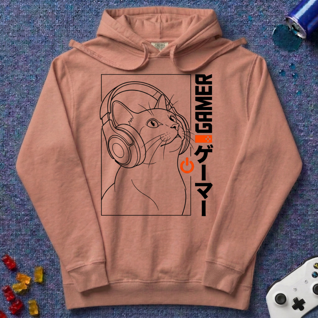 Gamer Cat Hoodie