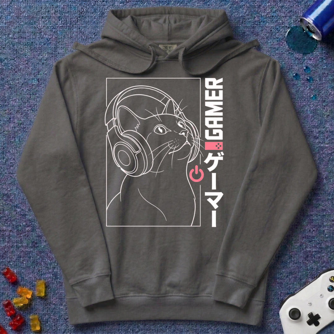 Gamer Cat Hoodie