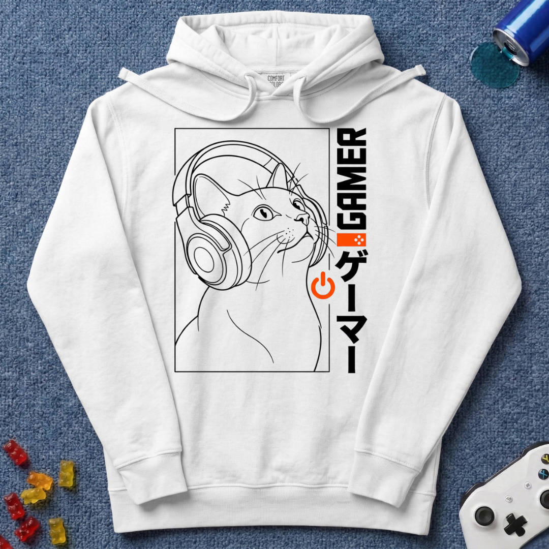 Gamer Cat Hoodie