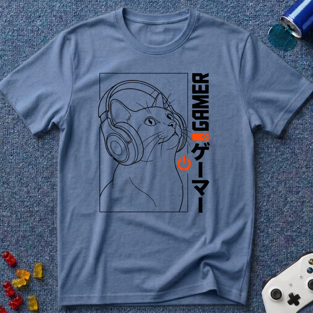 Gamer Cat T-Shirt