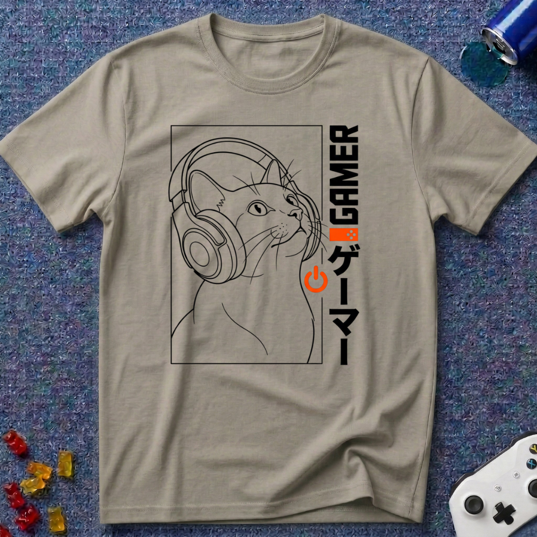 Gamer Cat T-Shirt