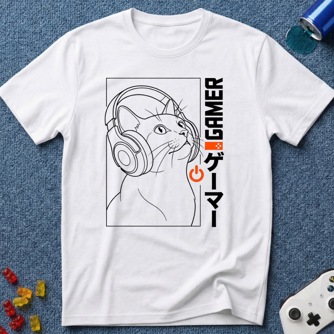 Gamer Cat T-Shirt