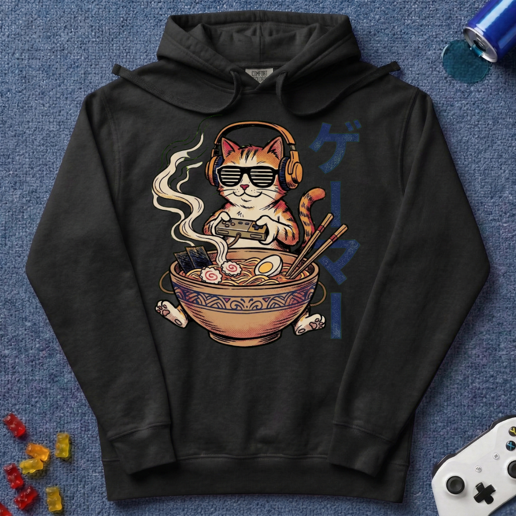 Hip Ramen Cat Hoodie