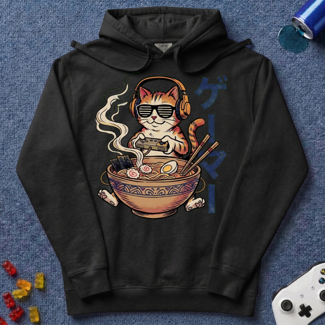 Hip Ramen Cat Hoodie