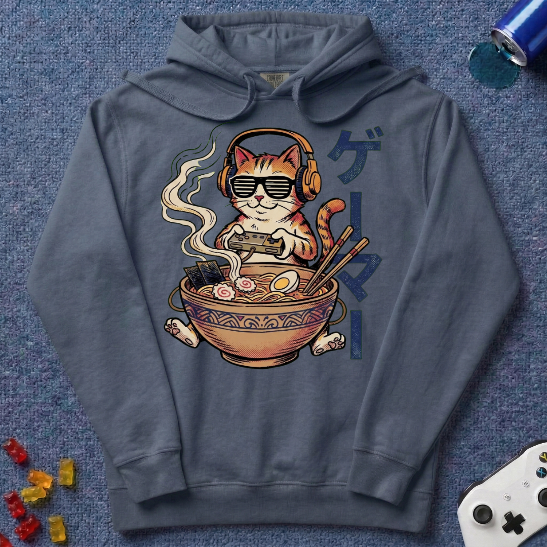 Hip Ramen Cat Hoodie