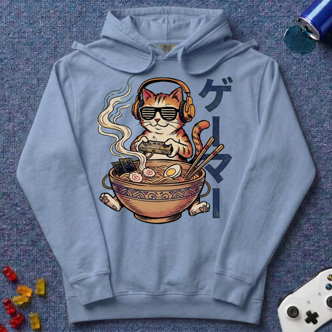 Hip Ramen Cat Hoodie