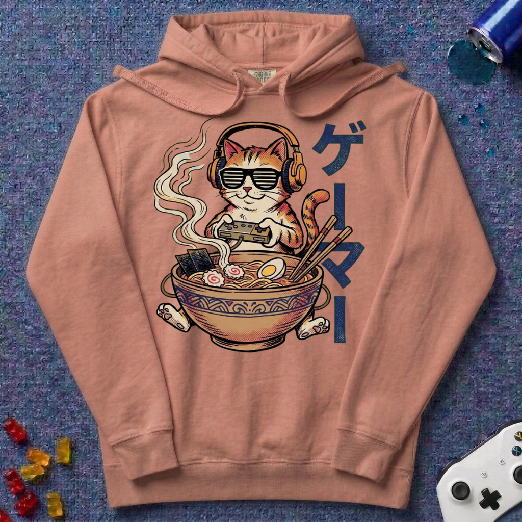 Hip Ramen Cat Hoodie