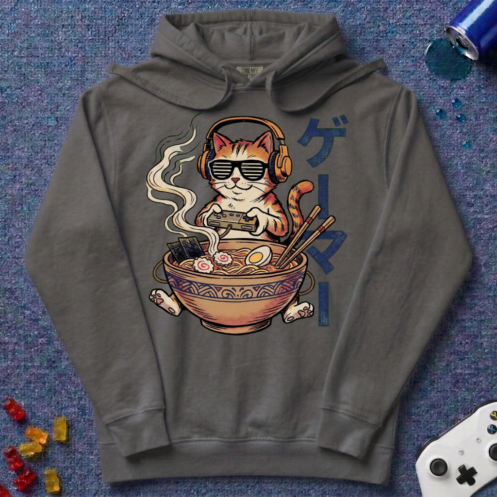 Hip Ramen Cat Hoodie