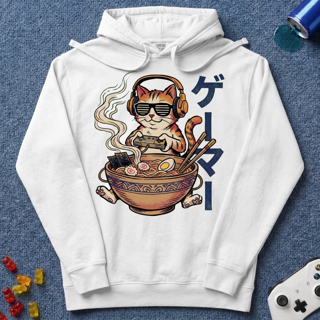 Hip Ramen Cat Hoodie