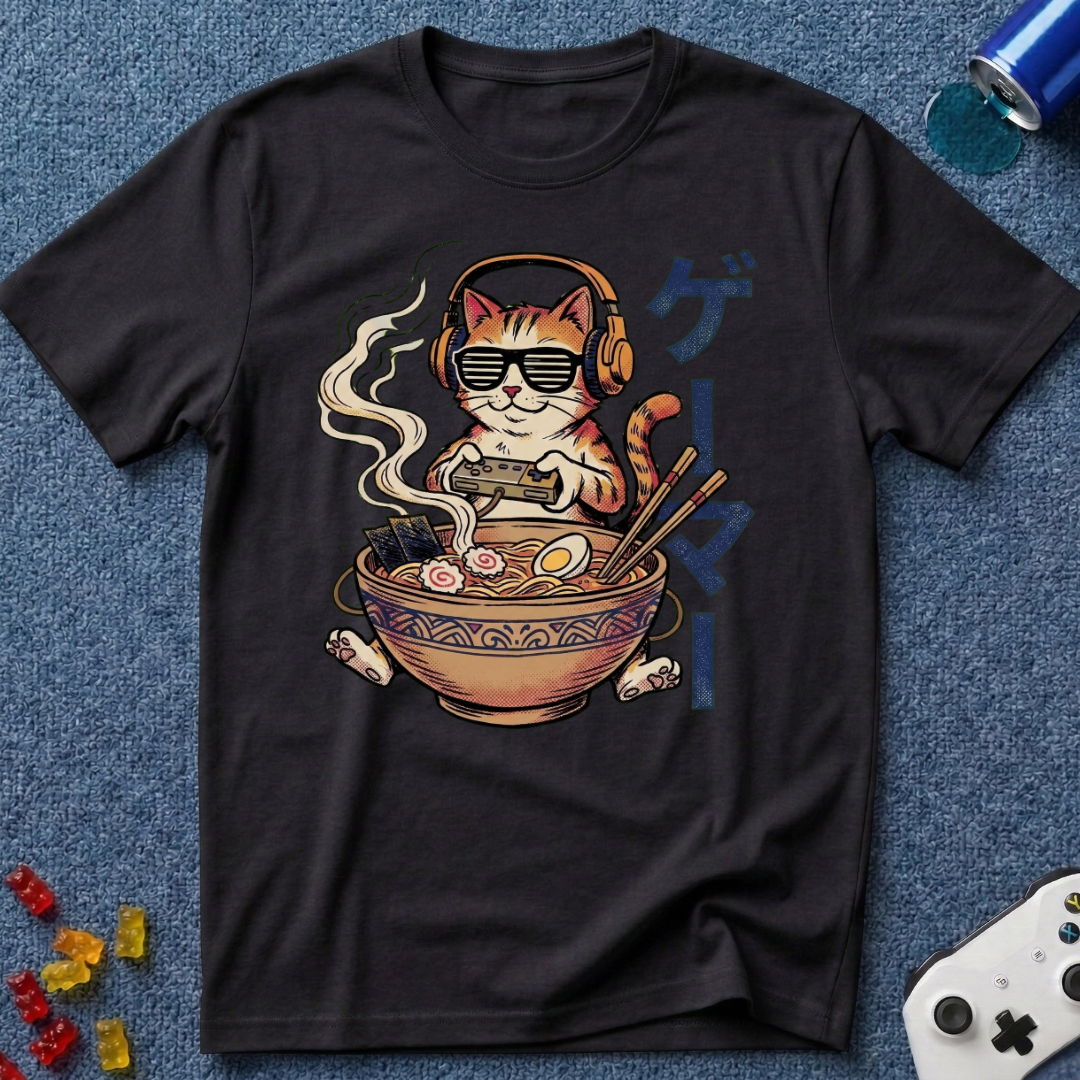 Hip Ramen Cat T-Shirt