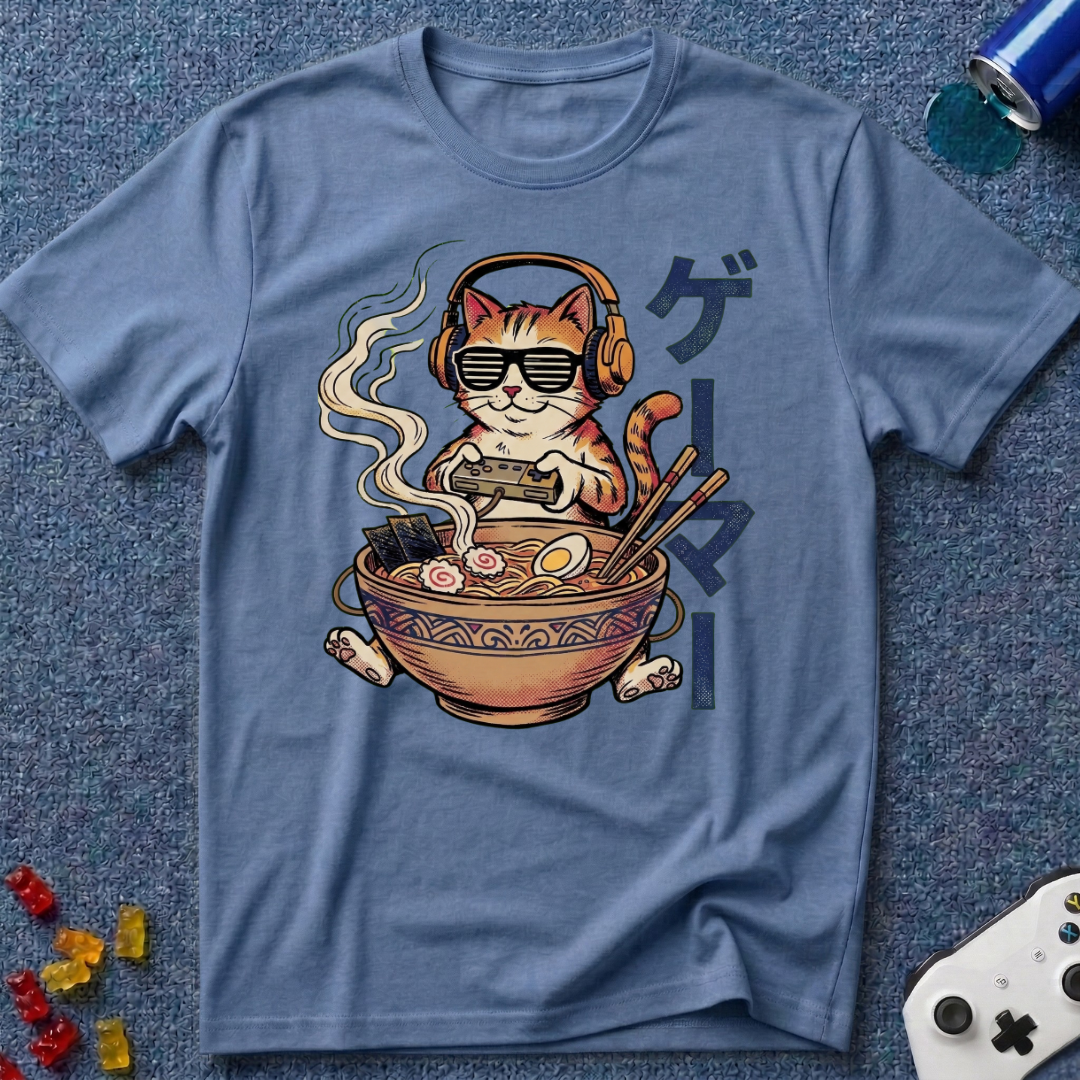 Hip Ramen Cat T-Shirt
