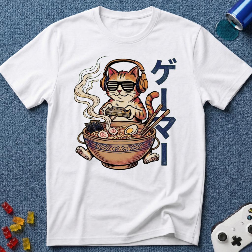 Hip Ramen Cat T-Shirt