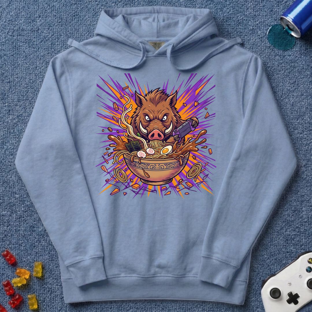 Intense Ramen Boar Hoodie
