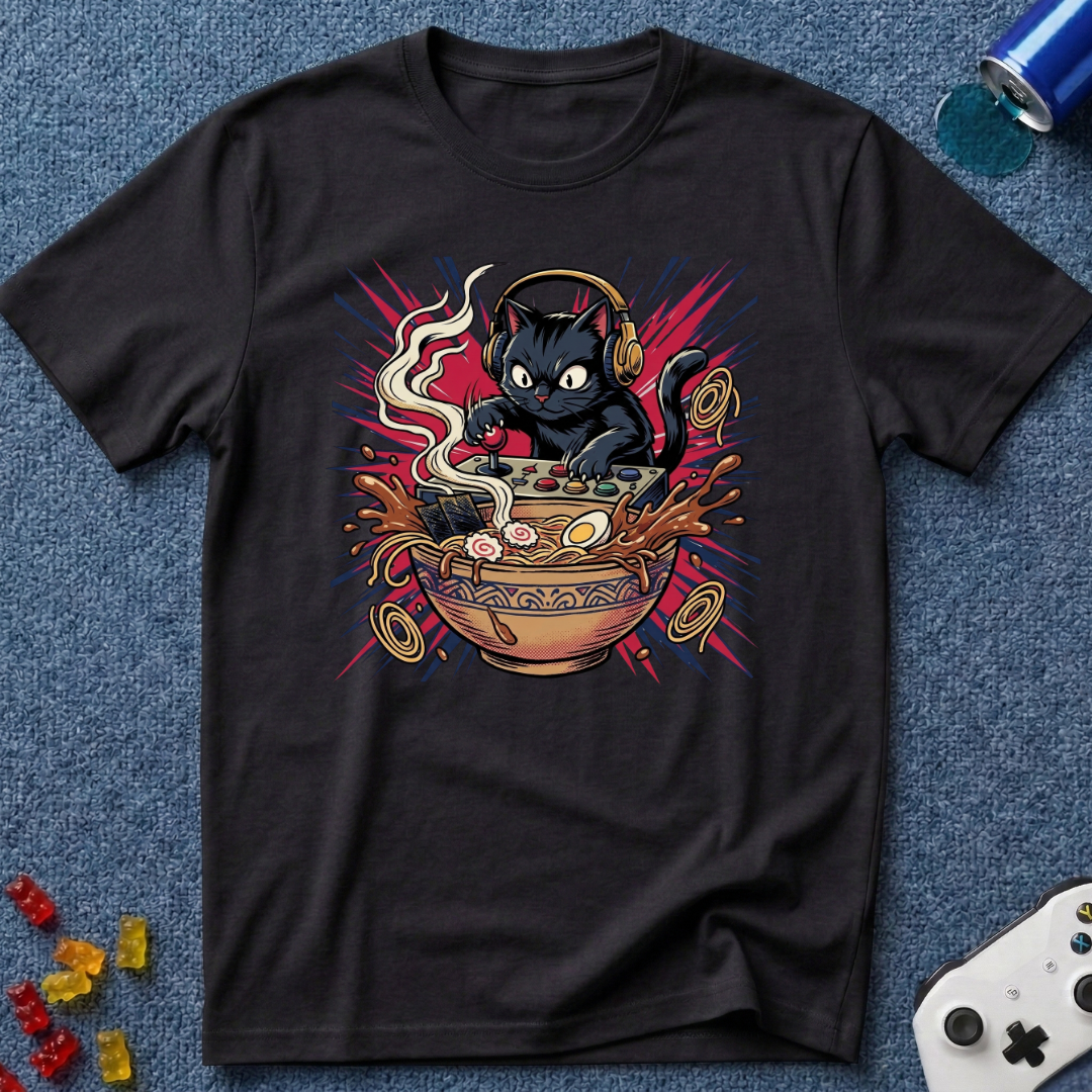 Intense Ramen Cat T-Shirt