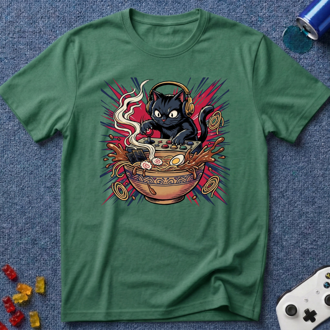 Intense Ramen Cat T-Shirt