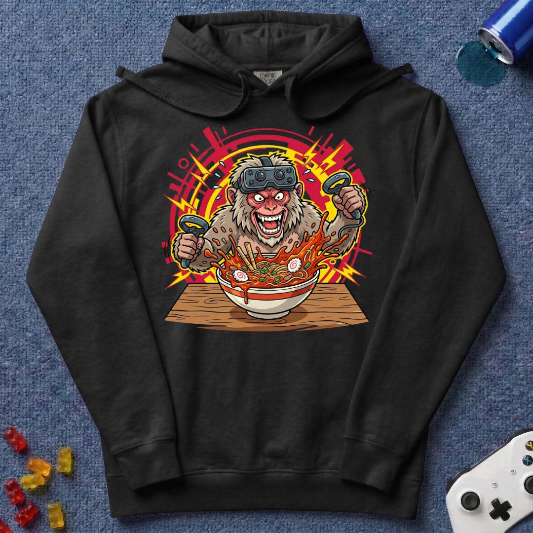 Intense Ramen Monkey Hoodie