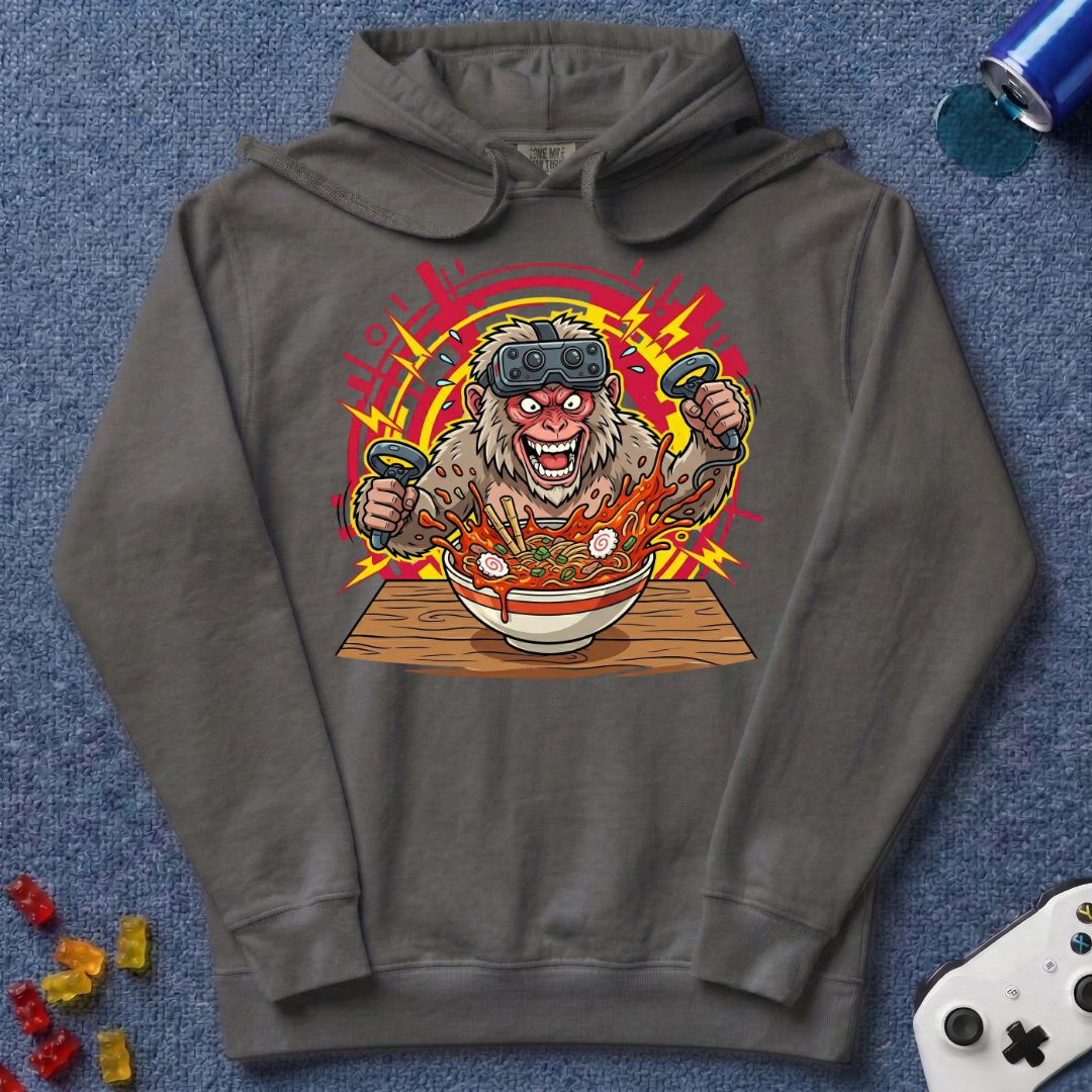 Intense Ramen Monkey Hoodie