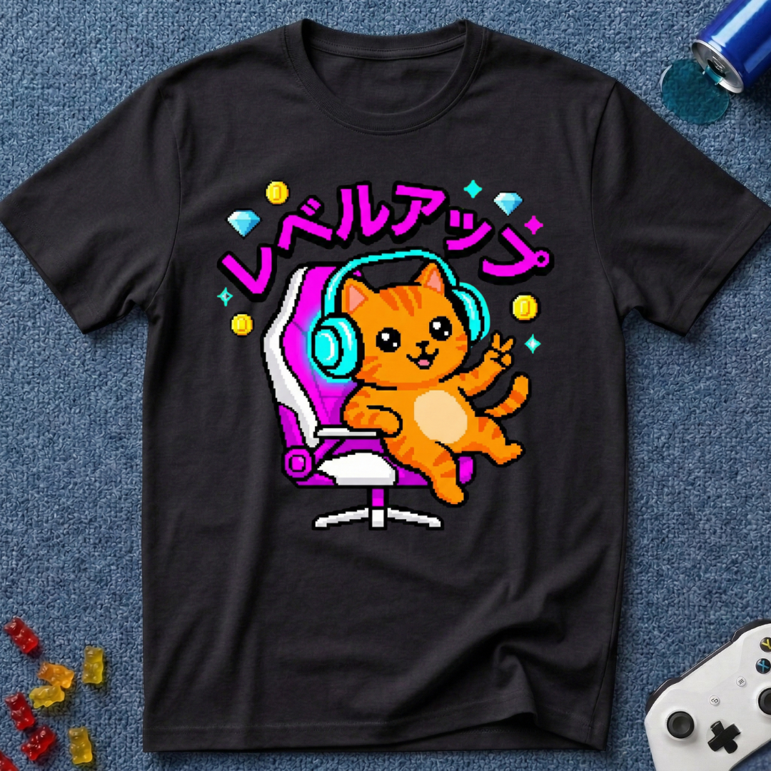 Katakana Cat T-Shirt