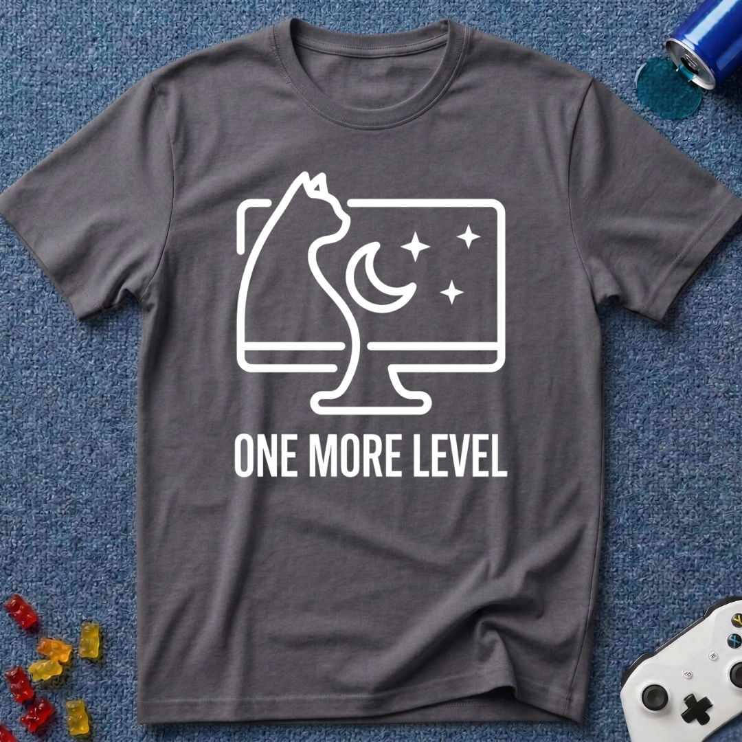 One More Level Line Art T-Shirt
