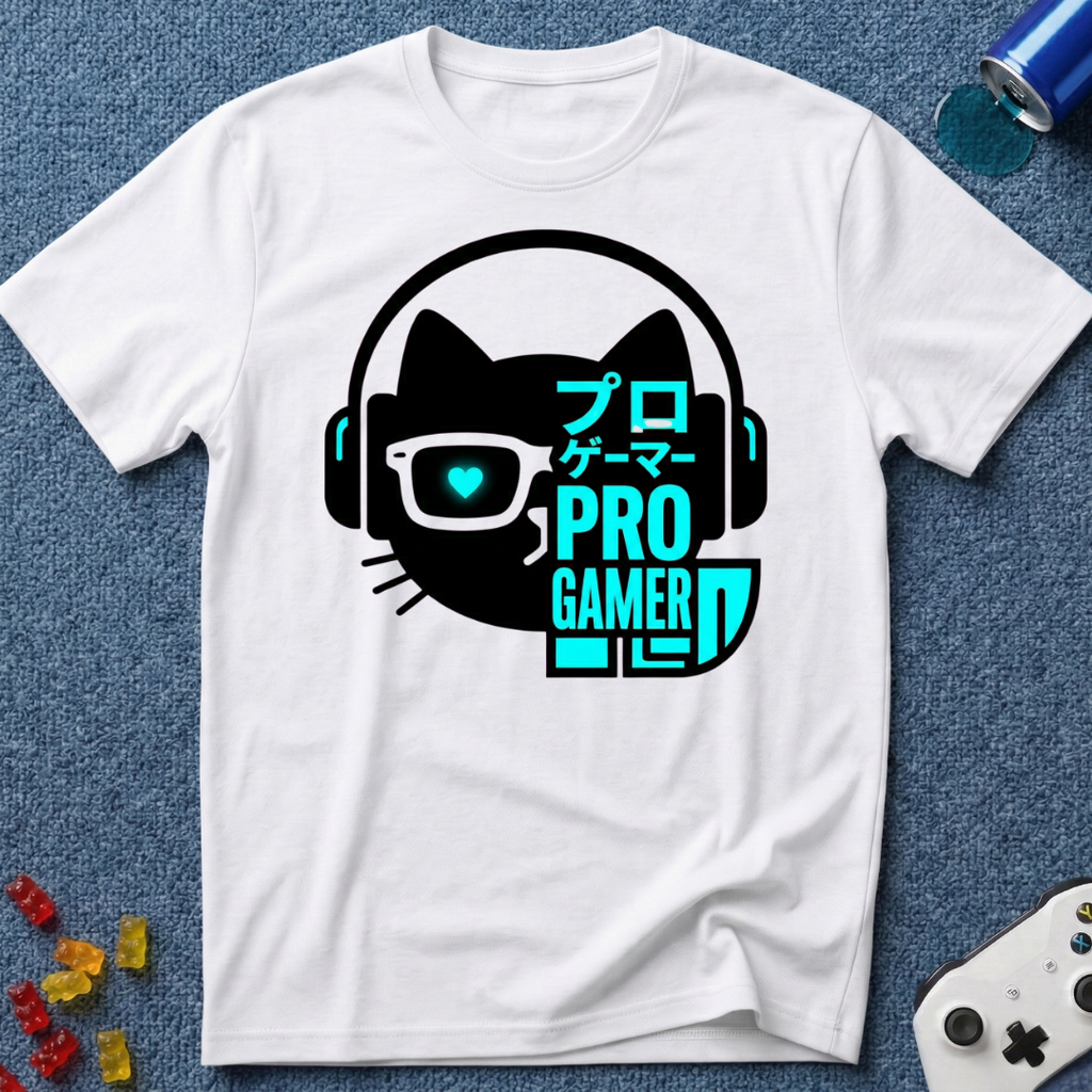 Pro Gamer Cat T-Shirt