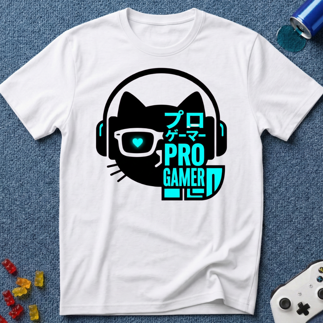 Pro Gamer Cat T-Shirt