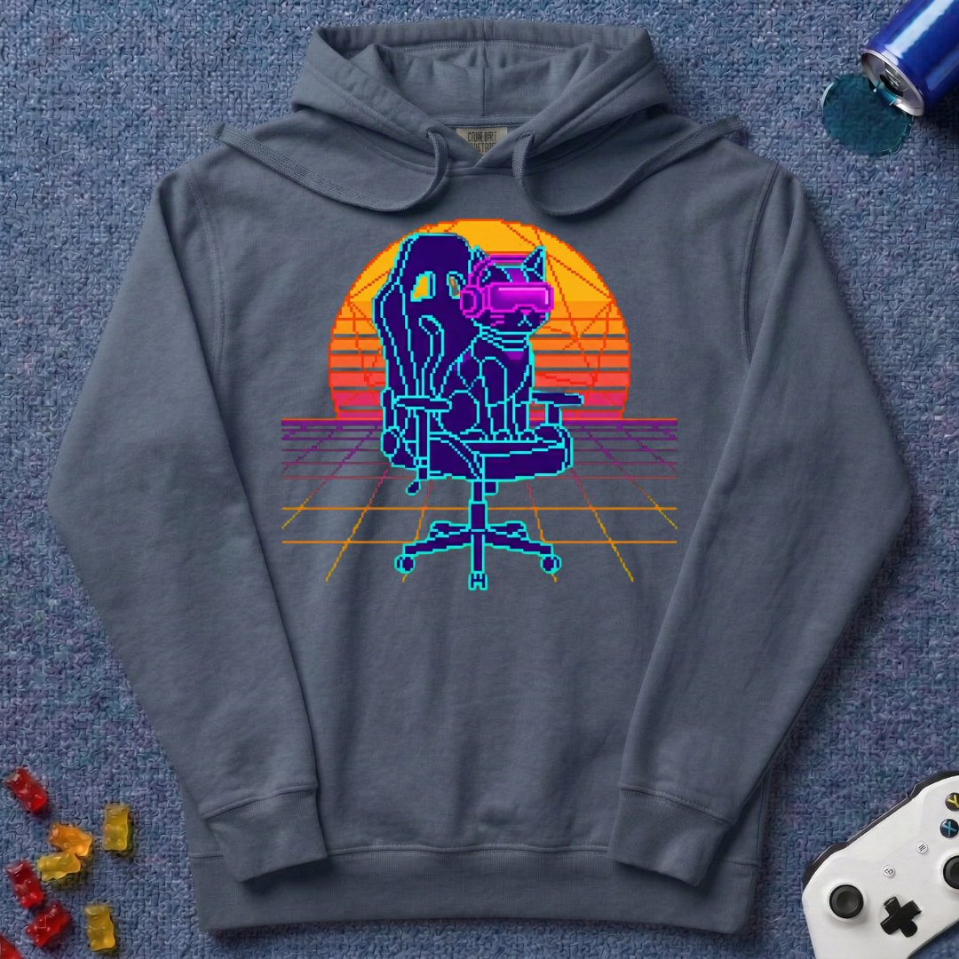 Retro Future Cat Hoodie