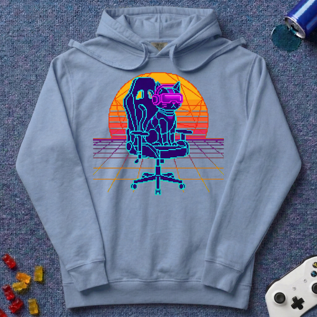Retro Future Cat Hoodie