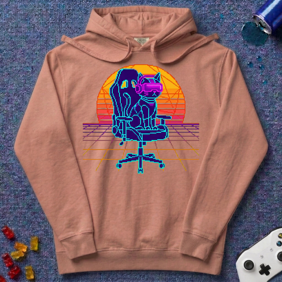 Retro Future Cat Hoodie